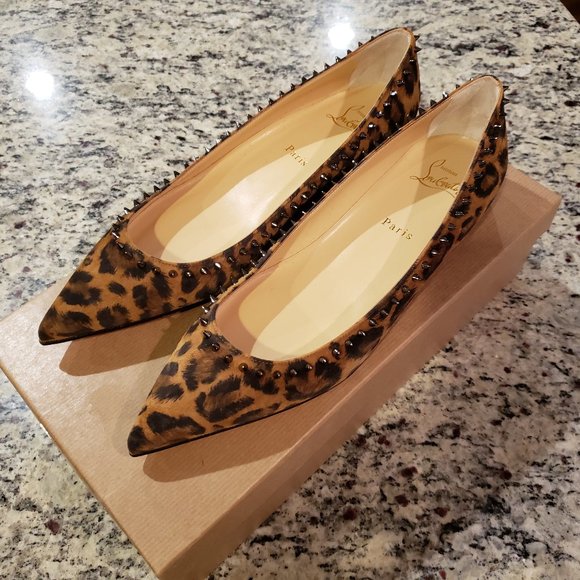 Christian Louboutin Shoes - NEW Christian Louboutin Anjalina Leopard-Print